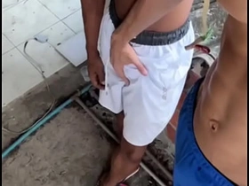 跟里约热屌王在天台野战 狂抽猛插 pinoy gay porn 2017