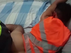 我矮个子同事看了我的视频说想被我干 asian muscle fuck gay porn
