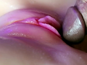 多汁骚逼特写吞下大屌浓精，吸溜作响！ gay asian porn
