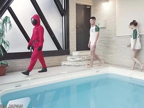 鱿鱼游戏 - 色情 parody asian glasses gay porn